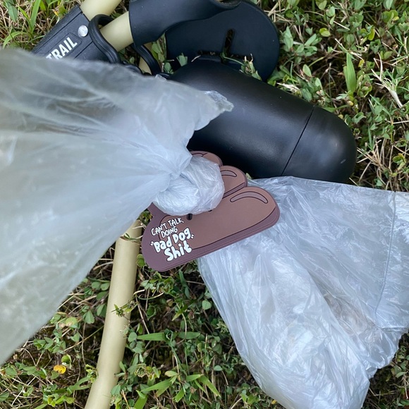 Bundle of 3. Double sided and new in packaging. Poop Bag Holder. - Picture 3 of 4